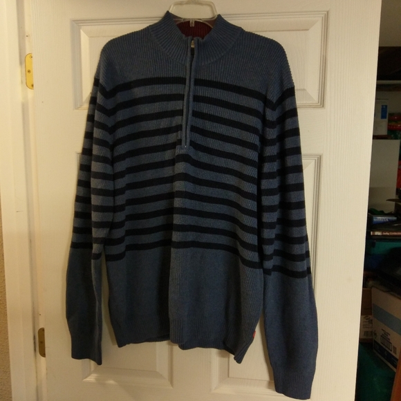 NWT Izod Quarter Zip Mock Neck Sweater,  Size 2XL - Picture 8 of 8